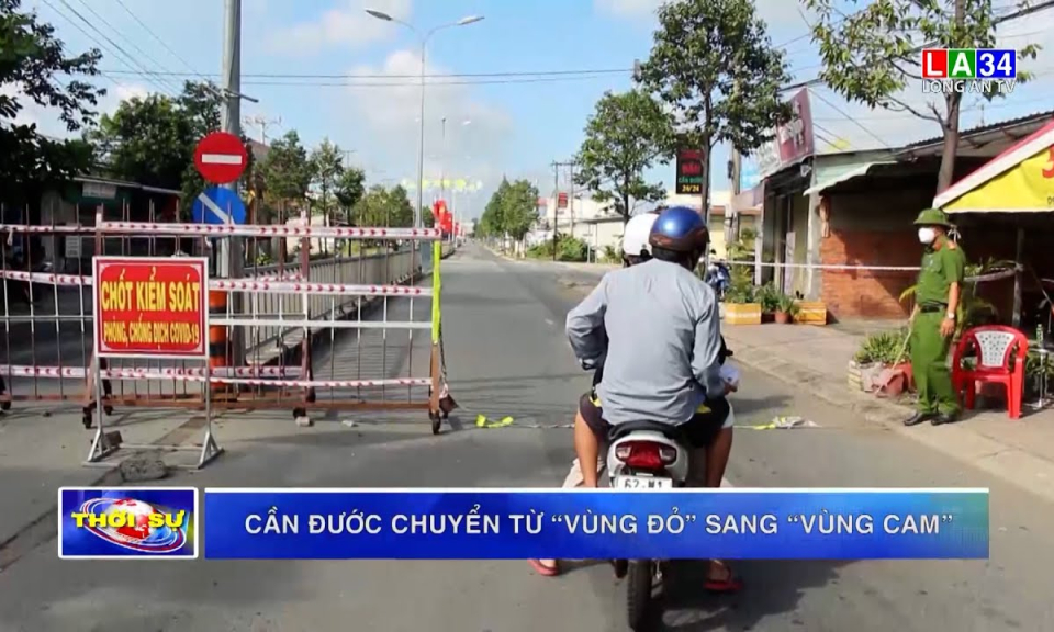 Cần Đước chuyển từ &#8220;vùng đỏ&#8221; sang &#8220;vùng cam&#8221;