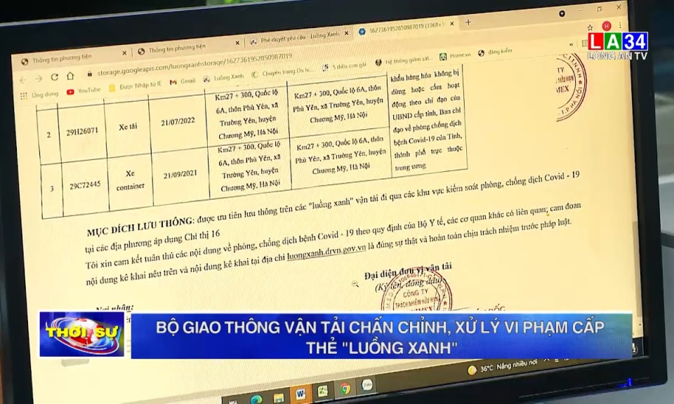 Bộ Giao thông Vận tải chấn chỉnh, xử lý vi phạm cấp thẻ &#8220;luồng xanh&#8221;