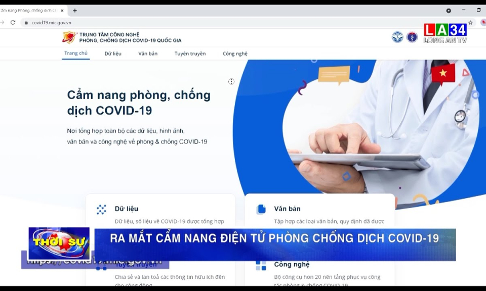 Ra mắt Cẩm nang điện tử phòng chống dịch Covid-19