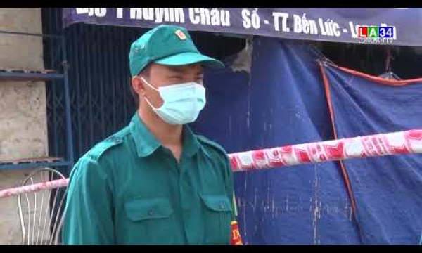 Bộ CHQS tỉnh Long An tăng cường lực lượng cho huyện Bến Lức phòng chống dịch