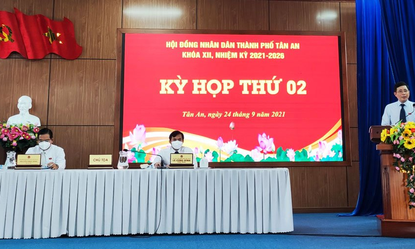 Kỳ họp thứ 2 HĐND TP.Tân An thông qua 9 Nghị quyết quan trọng