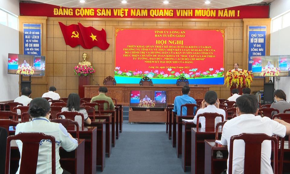 Hội nghị triển khai thực hiện kết luận 01-KL/TW, ngày 18/5/2021 của Bộ Chính trị