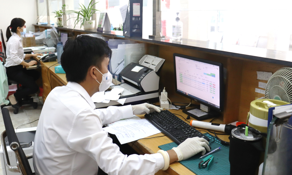 Bảo hiểm xã hội Cần Đước tiếp nhận giải quyết hồ sơ trợ cấp BHXH 1 lần đảm bảo an toàn dịch