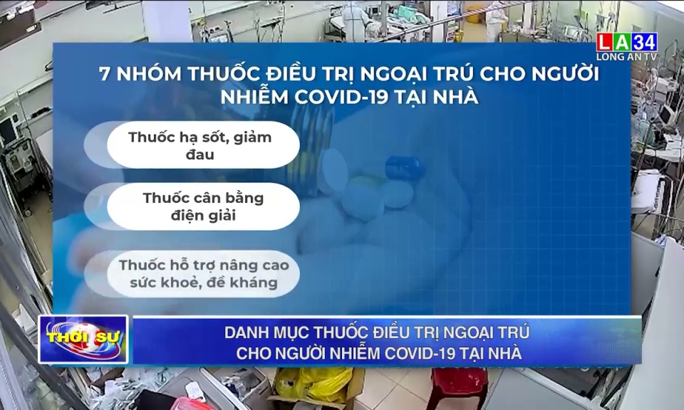 Danh mục thuốc điều trị ngoại trú cho người nhiễm Covid-19 tại nhà