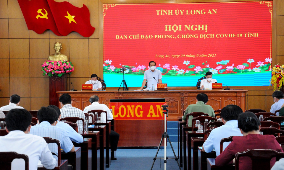 Long An áp dụng Chỉ thị 15 từ 0h ngày 21/9/2021 cho đến khi có thông báo mới