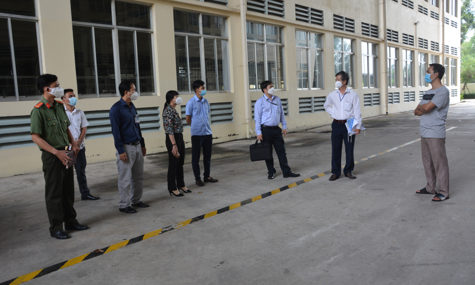 Kiểm tra phương án phục hồi hoạt động sản xuất kinh doanh huyện Cần Giuộc