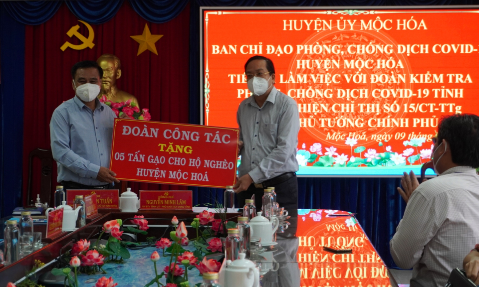 Mộc Hóa đảm bảo công tác phòng, chống dịch đi đôi với phát triển kinh tế