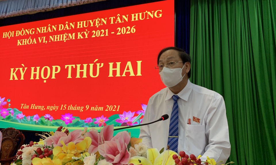 Tân Hưng: Quyết liệt thực hiện “mục tiêu kép” vừa phòng, chống dịch vừa phát triển kinh tế