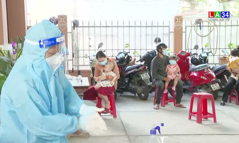 Long An triển khai tiêm chủng mở rộng trở lại sau thời gian tạm hoãn do dịch Covid-19