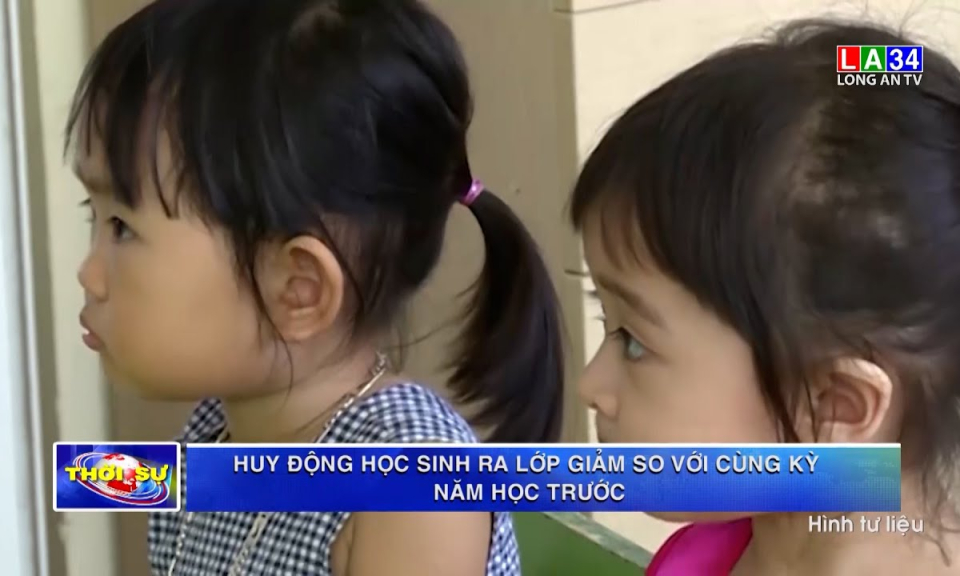 Huy động học sinh ra lớp giảm so với cùng kỳ năm học trước
