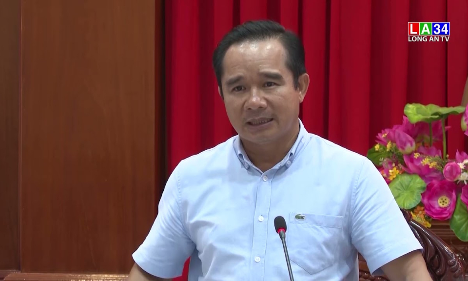 Lãnh đạo tỉnh gặp gỡ, đối thoại với doanh nghiệp tại huyện Bến Lức