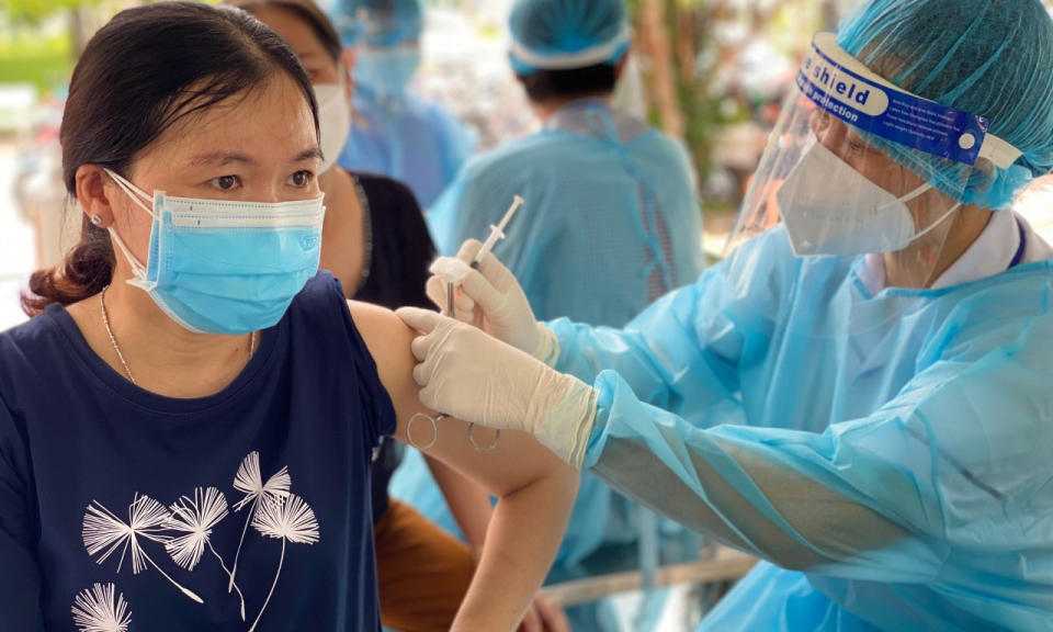 Tỉnh Long An phấn đấu hoàn tất tiêm vắc-xin COVID-19 mũi 1 vào ngày 10/9