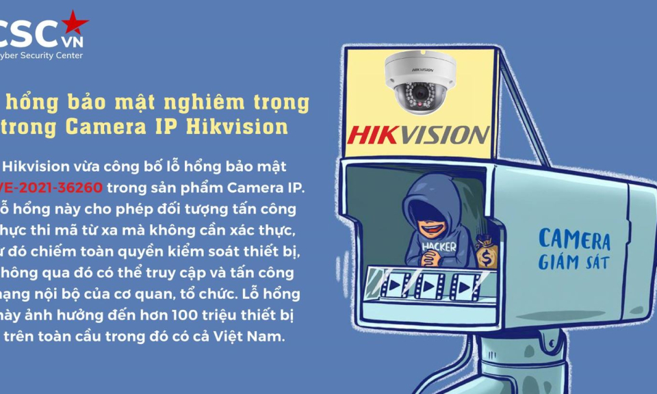 Khai thác lỗ hổng bảo mật của camera IP có thể gây rủi ro cho các cơ sở hạ tầng quan trọng