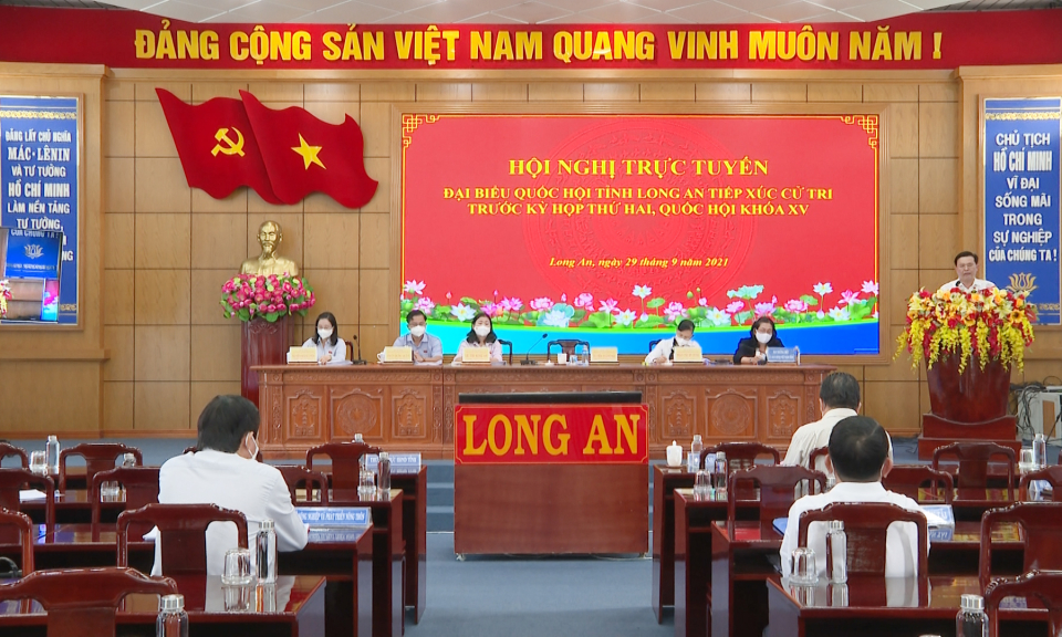 Đại biểu Quốc hội tỉnh Long An tiếp xúc cử tri TP.Tân An