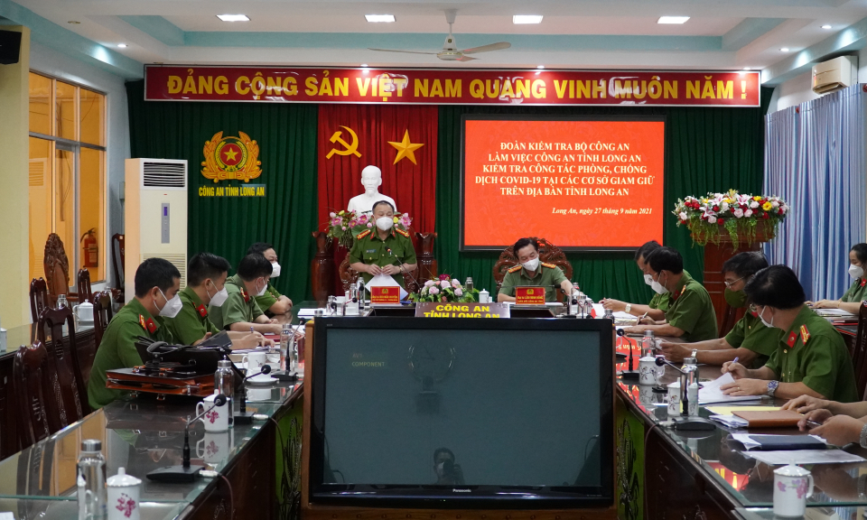 Phòng, chống dịch bệnh COVID-19 tại các cơ sở giam giữ trên địa bàn tỉnh Long An