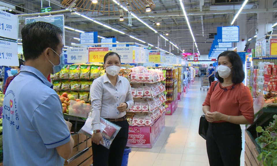 Sở Công Thương kiểm tra công tác phòng, chống dịch COVID-19 tại các cơ sở kinh doanh