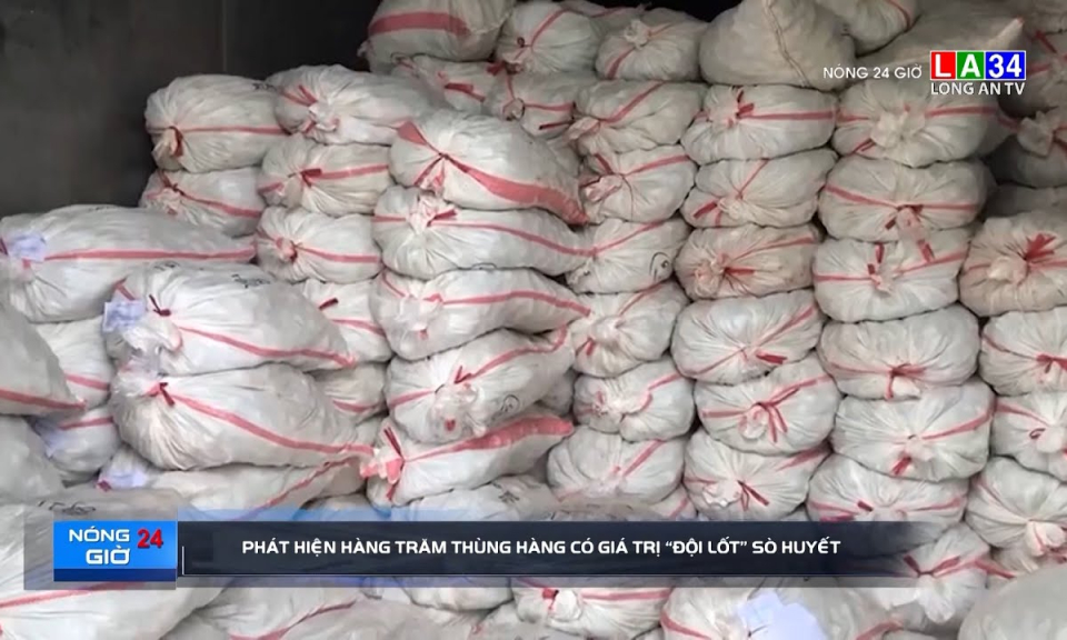 Phát hiện hàng trăm thùng hàng có giá trị &#8220;đội lốt&#8221; sò huyết
