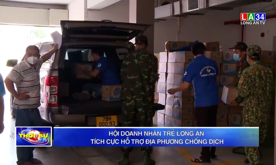 Hội Doanh nhân trẻ Long An tích cực hỗ trợ địa phương chống dịch