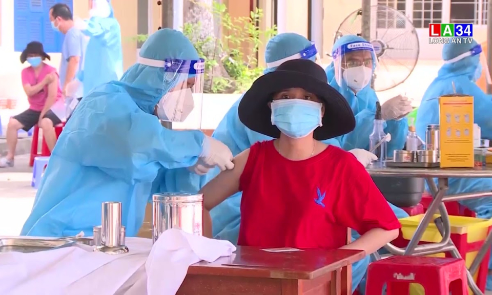 Long An đứng đầu khu vực ĐBSCL về tỷ lệ bao phủ vaccine ngừa Covid-19