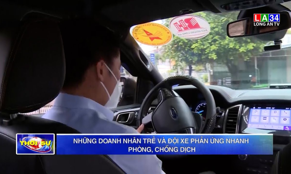 Những doanh nhân trẻ và đội xe phản ứng nhanh phòng, chống dịch