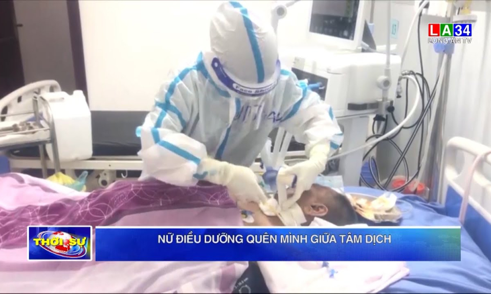 Nữ điều dưỡng quên mình giữa tâm dịch