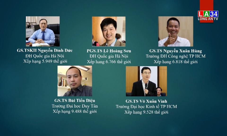 5 nhà khoa học Việt thuộc top đầu thế giới