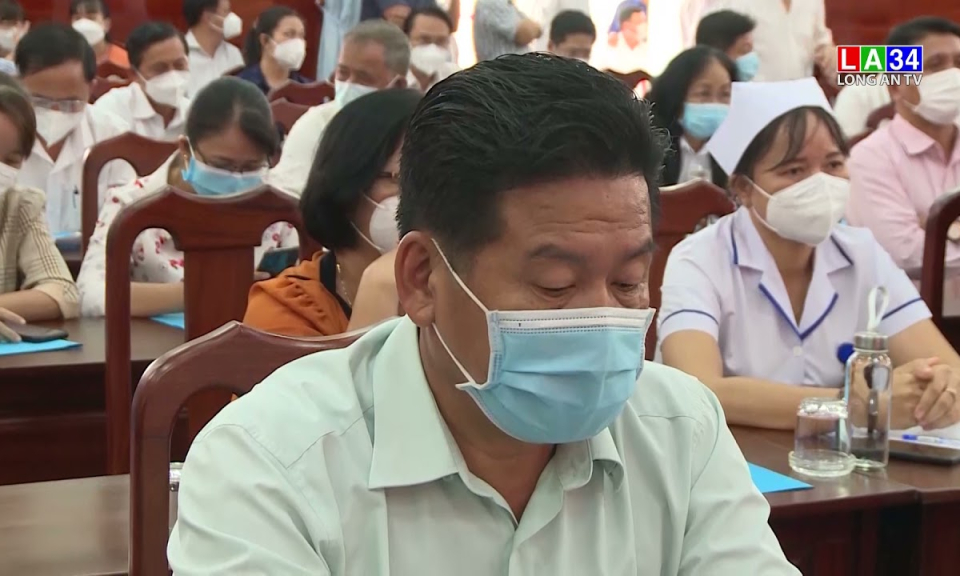 Huyện Cần Đước sơ kết công tác phòng, chống dịch Covid-19