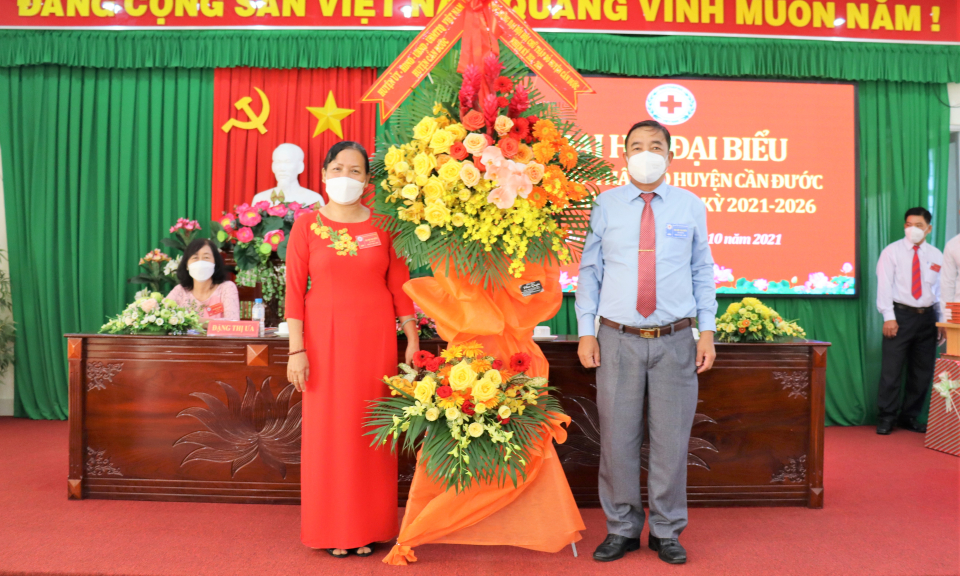 Đại hội Đại biểu chữ thập đỏ huyện Cần Đước lần thứ VIII, nhiệm kỳ 2021-2026