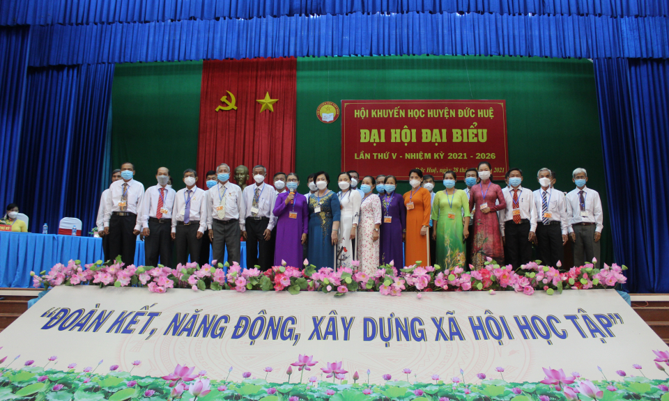 Đại hội Đại biểu Hội Khuyến học huyện Đức Huệ lần thứ V, nhiệm kỳ 2021 – 2026