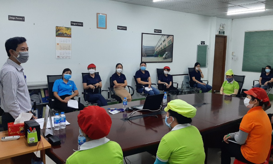 Tuyên truyền công tác đảm bảo an toàn thực phẩm trong bữa ăn giữa ca