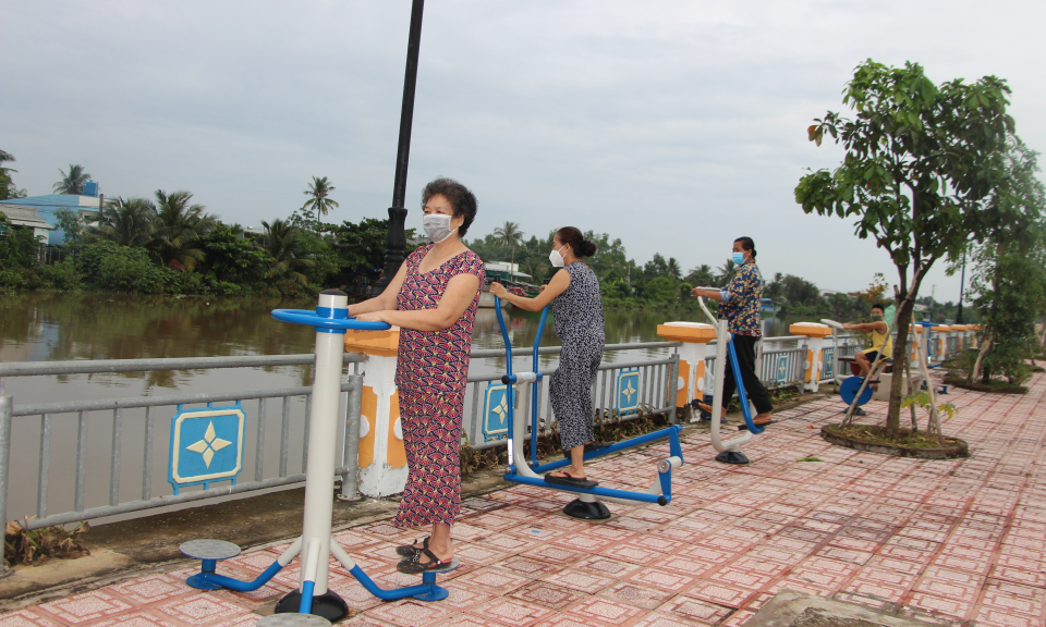 Thủ Thừa: Hoạt động thể dục, thể thao ngoài trời nhộn nhịp trở lại