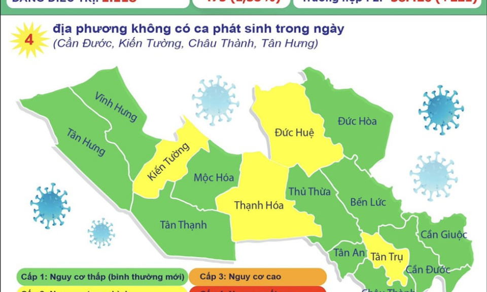 Long An ghi nhận thêm 81 ca mắc COVID-19 trong ngày 24/10