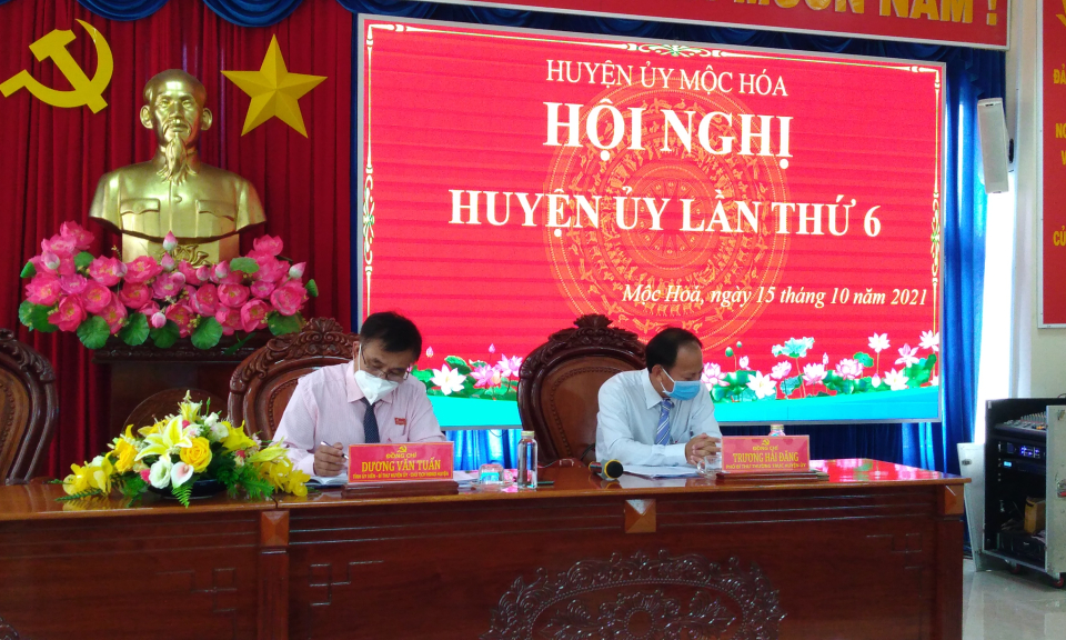Hội nghị huyện ủy Mộc Hóa lần thứ 6, khóa XII