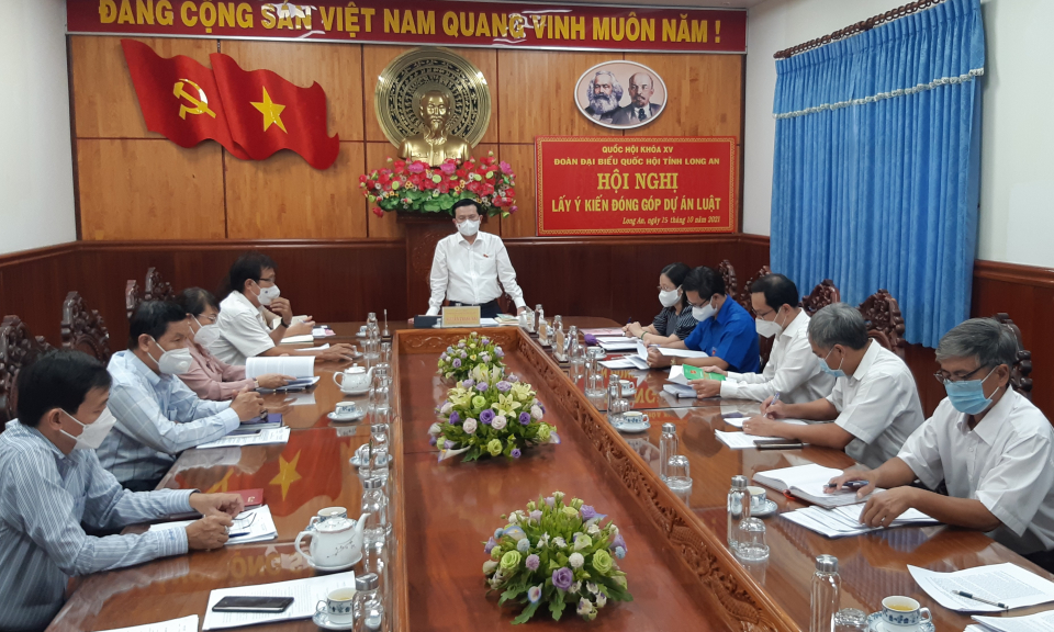 Hội nghị lấy ý kiến đóng góp vào các Dự án Luật