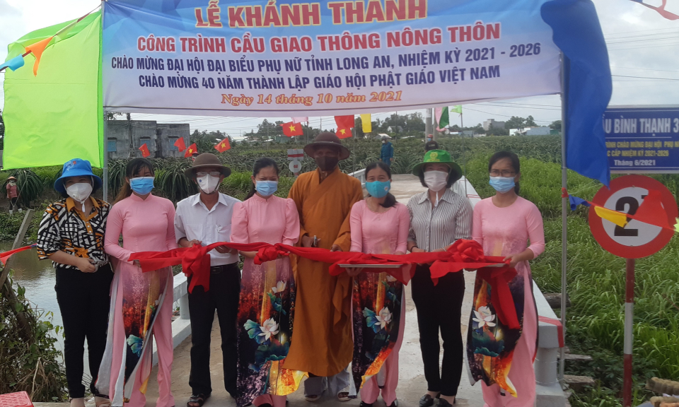 Châu Thành: Khánh thành cầu giao thông nông thôn tại xã Thuận Mỹ