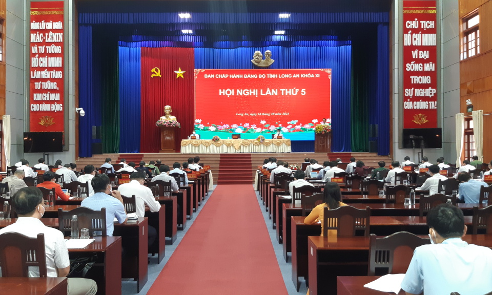 Hội nghị Ban chấp hành Đảng bộ tỉnh Long An lần thứ 5