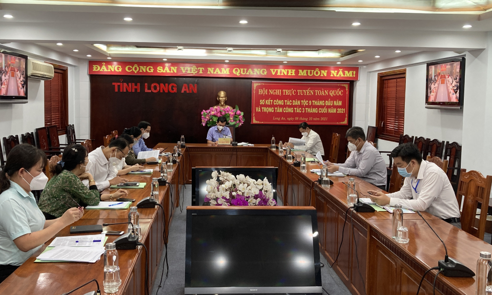 Ủy ban Dân tộc sơ kết công tác triển khai nhiệm vụ 3 tháng cuối năm 2021