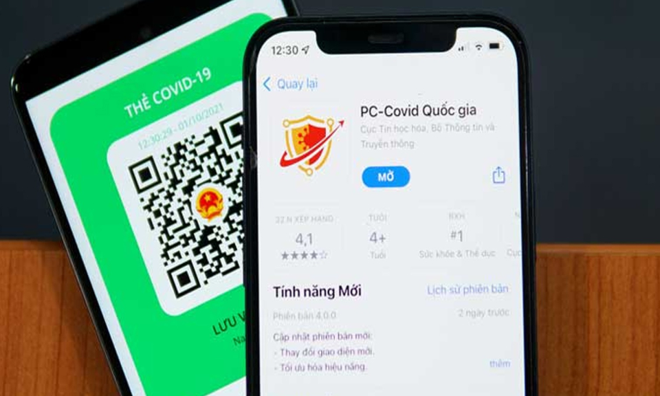 App PC-COVID cập nhật tính năng mới, ẩn mã QR cá nhân