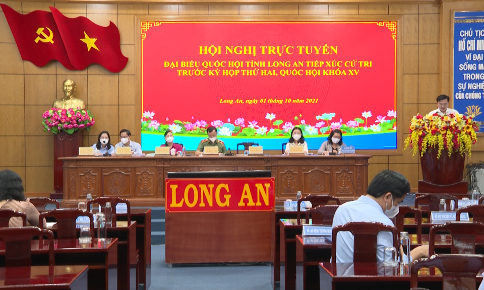 Đại biểu Quốc hội tỉnh Long An tiếp xúc cử tri Cần Giuộc, Châu Thành và Tân Trụ, Bến Lức, Thủ Thừa, Thạnh Hóa