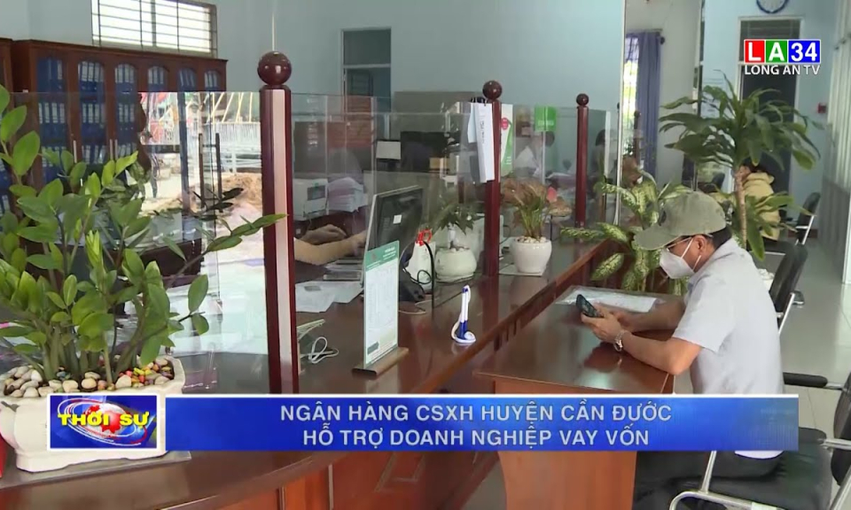 Ngân hàng CSXH huyện Cần Đước hỗ trợ doanh nghiệp vay vốn