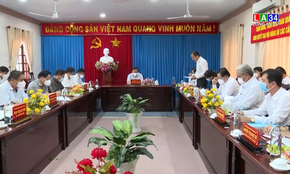 Chủ tịch UBND tỉnh Long An làm việc với TP.Tân An