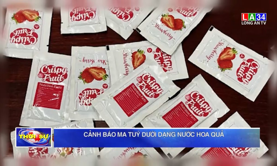 Cảnh báo ma tuý dưới dạng nước hoa quả