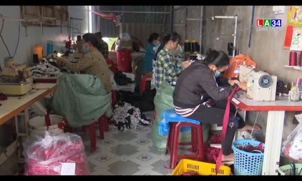 Tổ hợp tác may công nghiệp góp phần giải quyết việc làm cho hội viên phụ nữ nông thôn