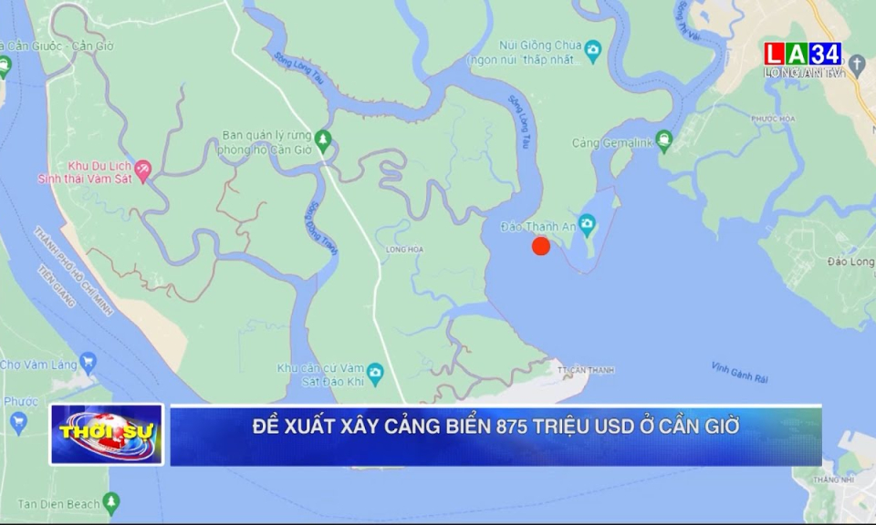 Đề xuất xây cảng biển 875 triệu USD ở Cần Giờ