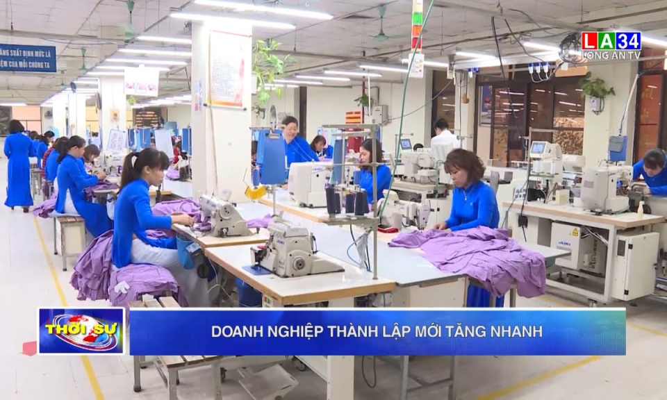 Doanh nghiệp thành lập mới tăng nhanh