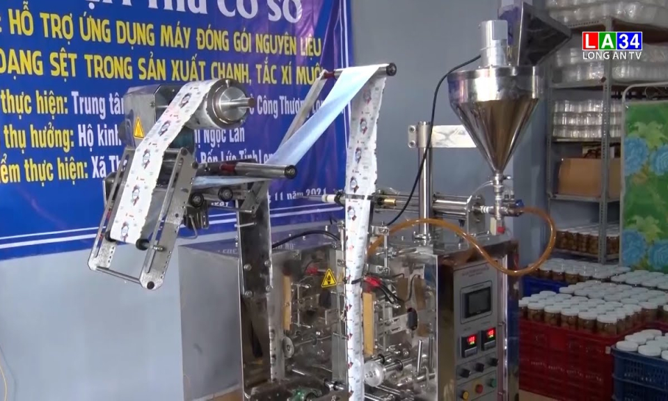 Nghiệm thu máy đóng gói nguyên liệu dạng sệt trong sản xuất chanh