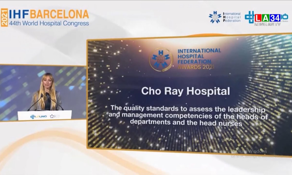 Bệnh viện Chợ Rẫy nhận 2 giải thưởng của IHF 2021