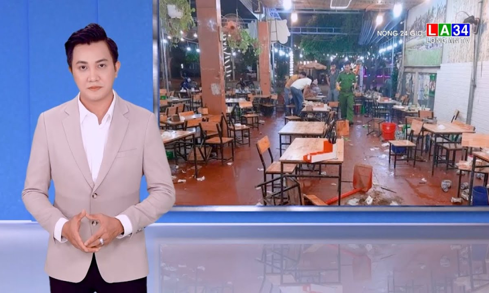 Hỗn chiến kinh hoàng trong quán ăn tại TP.HCM