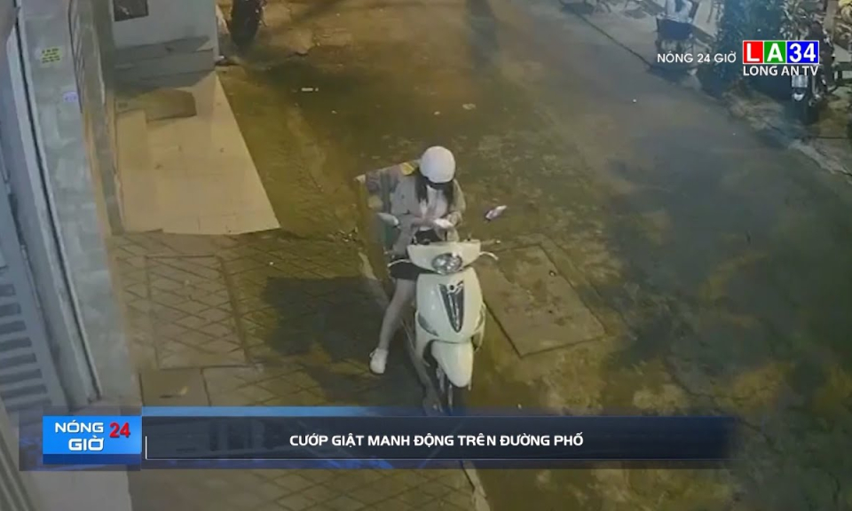 Cướp giật manh động trên đường phố