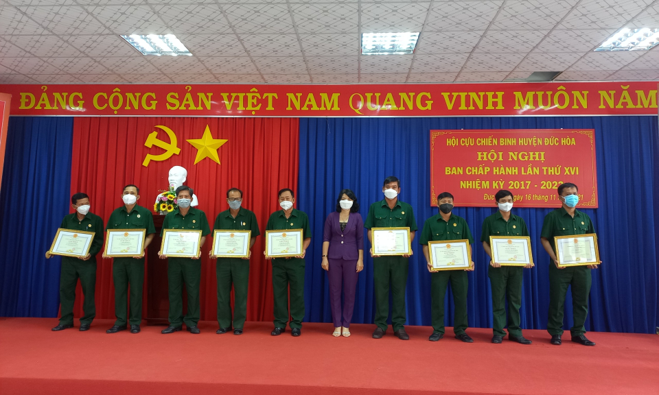 Cựu chiến binh Đức Hòa: Hội nghị Ban chấp hành lần thứ 16